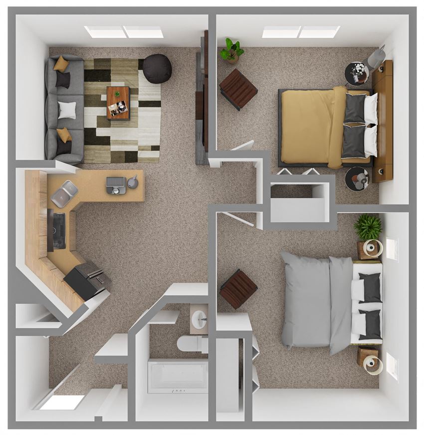 2 Bedroom (D1)